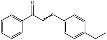 (2E)-3-(4-ethylphenyl)-1-phenylprop-2-en-1-one 化学構造式