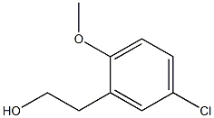 2-(5-chloro-2-methoxyphenyl)ethanol Structure