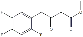 Methyl 3-oxo-4-(2,4,5-trifluorophenyl)butanoate|3-氧代-4-(2,4,5-三氟苯基)丁酸甲酯