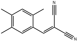 (2,4,5-Trimethylbenzylidene)malononitrile Structure