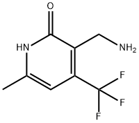 3-Aminomethyl-6-methyl-4-trifluoromethyl-1H-pyridin-2-one Structure