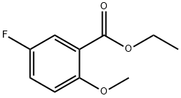 5-Fluoro-2-methoxybenzoic acid ethyl ester Structure