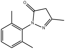 1-(2,6-dimethylphenyl)-3-methyl-1H-pyrazol-5(4H)-one Structure