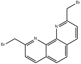 1,10-Phenanthroline, 2,9-bis(bromomethyl)- Struktur