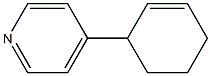 Pyridine, 4-(2-cyclohexen-1-yl)- Structure