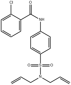 N-[4-[bis(prop-2-enyl)sulfamoyl]phenyl]-2-chlorobenzamide|