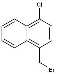 1-(bromomethyl)-4-chloronaphthalene 化学構造式