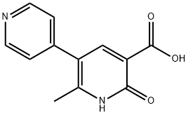 2-methyl-6-oxo-1,6-dihydro-[3,4'-bipyridine]-5-carboxylic acid Struktur