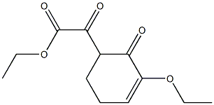 ETHYL (3-ETHOXY-2-OXOCYCLOHEX-3-EN-1-YL)(OXO)ACETATE, 802541-12-4, 结构式