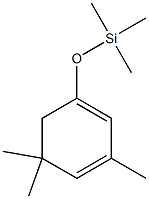 Silane, trimethyl[(3,5,5-trimethyl-1,3-cyclohexadien-1-yl)oxy]-,80699-65-6,结构式
