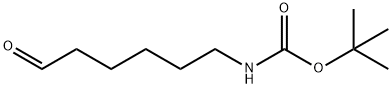 Carbamic acid, (6-oxohexyl)-, 1,1-dimethylethyl ester Struktur