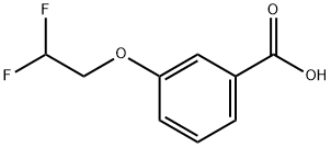 3-(2,2-Difluoroethoxy)benzoic acid Struktur