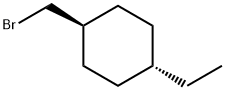 Cyclohexane, 1-(bromomethyl)-4-ethyl-, trans- Struktur