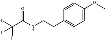 Acetamide, 2,2,2-trifluoro-N-[2-(4-methoxyphenyl)ethyl]- Structure
