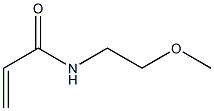 2-Propenamide, N-(2-methoxyethyl)- Structure