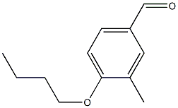 Benzaldehyde, 4-butoxy-3-methyl- Struktur