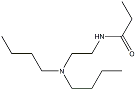 Propanamide, N-[2-(dibutylamino)ethyl]-,82154-67-4,结构式