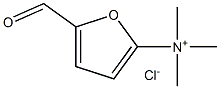 2-Furanaminium, 5-formyl-N,N,N-trimethyl-, chloride Struktur