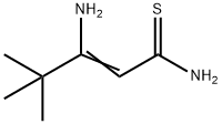 2-Pentenethioamide, 3-amino-4,4-dimethyl- Struktur