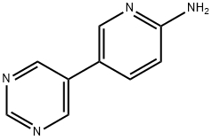 2-Pyridinamine, 5-(5-pyrimidinyl)- Structure