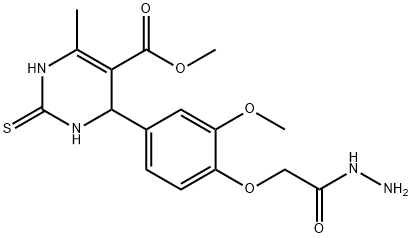 methyl 4-[4-(2-hydrazino-2-oxoethoxy)-3-methoxyphenyl]-6-methyl-2-thioxo-1,2,3,4-tetrahydropyrimidin|