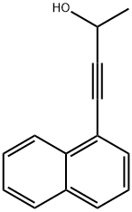 3-Butyn-2-ol, 4-(1-naphthalenyl)- Structure