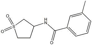 N-(1,1-dioxothiolan-3-yl)-3-methylbenzamide Structure