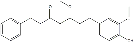 3-Heptanone, 7-(4-hydroxy-3-methoxyphenyl)-5-methoxy-1-phenyl-|