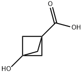 3-Hydroxybicyclo[1.1.1]pentane-1-carboxylic acid Struktur