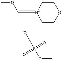 4-(Methoxymethylene)-morpholinium methyl sulfate 结构式