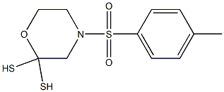 4-(4-methylphenyl)sulfonyldisulfanylmorpholine 结构式