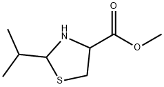 methyl 2-propan-2-yl-1,3-thiazolidine-4-carboxylate 化学構造式