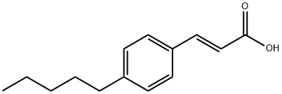 (2E)-3-(4-PENTYLPHENYL)PROP-2-ENOIC ACID Structure