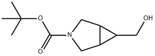 Tert-Butyl 6-(Hydroxymethyl)-3-Azabicyclo[3.1.0]Hexane-3-Carboxylate Struktur