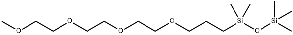 2,2,4,4-Tetramethyl-3,8,11,14,17-pentaoxa-2,4-disilaoctadecane, 99+% Electrolyte solvent ANL-2SM3 Structure