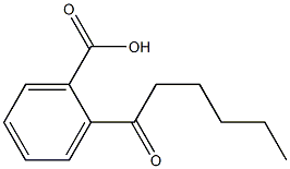 2-hexanoylbenzoic acid Struktur