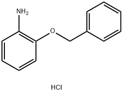 2-(ベンジルオキシ)アニリン塩酸塩 化学構造式