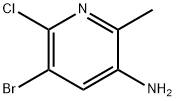 5-Bromo-6-chloro-2-methyl-pyridin-3-ylamine Structure