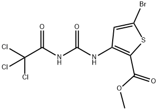 860354-58-1 methyl 5-bromo-3-(3-(2,2,2-trichloroacetyl)ureido)thiophene-2-carboxylate