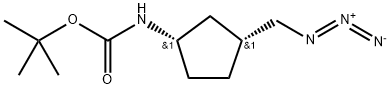 tert-butyl ((1S,3R)-3-(azidomethyl)cyclopentyl)carbamate