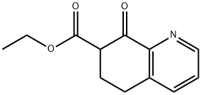 ETHYL 8-OXO-5,6,7,8-TETRAHYDROQUINOLINE-7-CARBOXYLATE 结构式