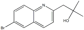 1-(6-bromoquinolin-2-yl)-2-methylpropan-2-ol,864867-53-8,结构式