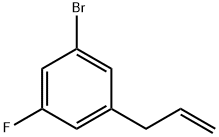 1-Allyl-3-bromo-5-fluorobenzene Struktur