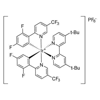 870987-63-6 (4,4'-ジ-tert-ブチル-2,2'-ビピリジン)ビス[3,5-ジフルオロ-2-[5-トリフルオロメチル-2-ピリジニル-κN)フェニル-κC]イリジウム(III) ヘキサフルオロホスファート