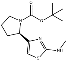 (R)-Tert-Butyl 2-(2-(Methylamino)Thiazol-4-Yl)Pyrrolidine-1-Carboxylate|871727-59-2