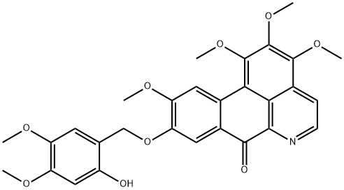 872729-33-4 1,2,3,10-TETRAMETHOXY-9-(2-HYDROXY-4,5-DIMETHOXYBENZYLOXY)OXOAPORPHINE