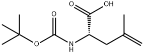 (S)-2-(Boc-amino)-4-methyl-4-pentenoic acid Struktur