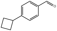 4-CYCLOBUTYLBENZALDEHYDE, 875306-94-8, 结构式