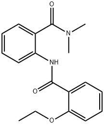 N-{2-[(dimethylamino)carbonyl]phenyl}-2-ethoxybenzamide 化学構造式