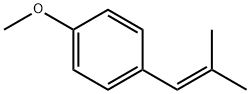 Benzene, 1-methoxy-4-(2-methyl-1-propenyl)- Struktur